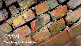  Presentation with old prophet in bethel - Slides with foundation stones - very old brickwork background and a tawny brown colored foreground