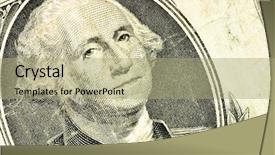  Presentation with george washington - Audience pleasing presentation theme consisting of founding fathers - one dollar closeup - george backdrop and a mint green colored foreground