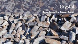  Presentation with foundry - Amazing PPT theme having foundry - cast iron pig iron backdrop and a gray colored foreground