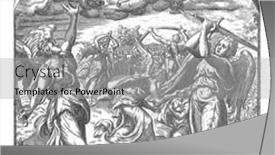  Presentation with christians - Slide set featuring four-angels-hold-the-four background and a light gray colored foreground