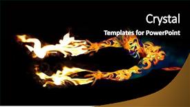  Presentation with bing clip art for birthdays - Slides having four elements - body art glowing in ultraviolet background and a black colored foreground