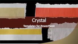  Presentation with newspaper - Colorful presentation enhanced with four pieces of torn newspaper backdrop and a tawny brown colored foreground