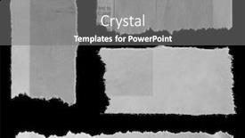  Presentation with newspaper clipping pieces of torn - Slide deck having four-pieces-of-torn-newspaper background and a gray colored foreground