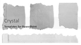  Presentation with torn paper - Amazing slide set having four-pieces-of-torn-paper backdrop and a light gray colored foreground
