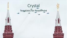  Presentation with generation - Beautiful presentation design featuring fourth generation - su-24 su-27 su-34 mig-29 backdrop and a sky blue colored foreground