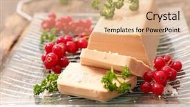  Presentation with foie - Amazing slide deck having foyer - foie gras backdrop and a  colored foreground