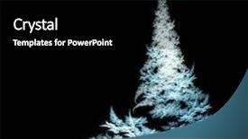  Presentation with christmas black kids - PPT theme featuring fractal christmas tree on black background and a black colored foreground