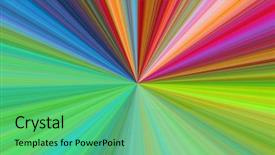  Presentation with colored - Cool new presentation with fractal graphics - colored background backdrop and a seafoam green colored foreground