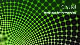  Presentation with spider web - Presentation theme featuring colorful bird feather on white background background and a mint green colored foreground