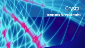  Presentation with spider web - Presentation theme enhanced with depicting an abstract spider web background and a teal colored foreground