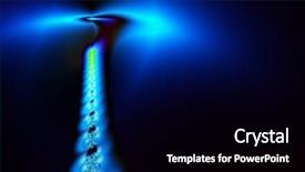  Presentation with alien - Amazing slides having fractal image of a conceptual or alien lighthouse backdrop and a black colored foreground