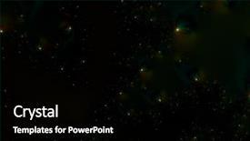  Presentation with night stars - Audience pleasing PPT layouts consisting of fractal image of a depiction of the stars in a night sky backdrop and a black colored foreground