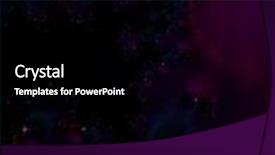  Presentation with cosmos - Amazing presentation theme having fractal image of a depiction of the cosmos or universe backdrop and a black colored foreground