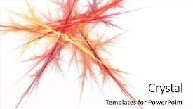  Presentation with futuristic - Cool new slide set with fractal image of an abstract backdrop and a sky blue colored foreground