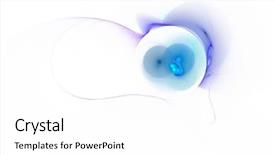  Presentation with science futuristic technology abstract - Amazing presentation theme having fractal image of an abstract backdrop and a white colored foreground