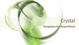  Presentation with futuristic - Beautiful presentation design featuring fractal image of an abstract backdrop and a soft green colored foreground