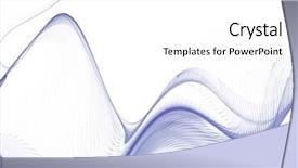  Presentation with light waves - Cool new presentation with fractal image of an abstract backdrop and a white colored foreground