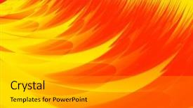  Presentation with generated image fractal geometry chaos - Beautiful PPT theme featuring fractal image of the abstract backdrop and a light gray colored foreground