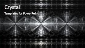  Presentation with stainless steel - Colorful presentation design enhanced with fractal rendering stainless steel crosses backdrop and a black colored foreground