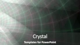  Presentation with sound waves - Beautiful presentation theme featuring fractal rendition of sound waves echoing against a surface backdrop and a dark gray colored foreground