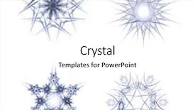  Presentation with snow flakes - PPT theme featuring  background and a  colored foreground