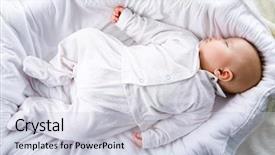  Presentation with japanese new year above view - Presentation theme having fragile baby having a nod background and a lemonade colored foreground