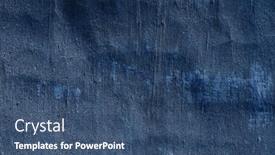  Presentation with wall - PPT theme featuring fragment-of-an-old-blue and a ocean colored foreground