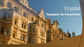  Presentation with prague - Amazing slides having fragment of an old building prague czech republic backdrop and a teal colored foreground