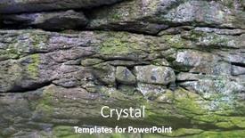  Presentation with lichen - Colorful presentation design enhanced with fragment-of-an-old-stone backdrop and a  colored foreground