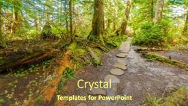  Presentation with olympics - Colorful presentation theme enhanced with fragment of cape trail in olympics park washington usa backdrop and a tawny brown colored foreground