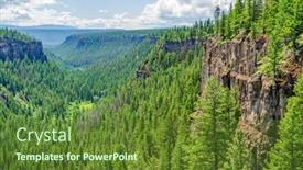 Presentation with british columbia canada - Cool new presentation theme with fragment-of-fantastic-view backdrop and a tawny brown colored foreground
