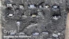  Presentation with old jewish cemetery - PPT layouts enhanced with fragment-of-gothic-jewish-tombstones background and a gray colored foreground