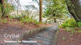  Presentation with trail - Slide deck consisting of fragment-of-malcolm-lowry-trail background and a gray colored foreground