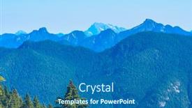  Presentation with vancouver - Colorful PPT theme enhanced with fragment-of-mount-seymour-trail backdrop and a ocean colored foreground