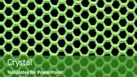  Presentation with micro grid - Presentation theme with fragment of texture grid background and a forest green colored foreground