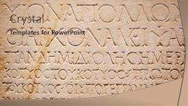  Presentation with ancient greek - Slide set consisting of fragment-of-the-ancient-greek background and a soft green colored foreground