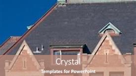  Presentation with british columbia - Beautiful PPT theme featuring fragment of the beautiful roof and windows of the historic empress hotel in victoria british columbia backdrop and a coral colored foreground