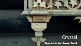  Presentation with trim - Presentation theme enhanced with fragments-of-carved-wooden-trim background and a dark gray colored foreground
