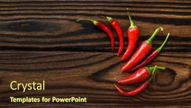  Presentation with fragrant - Cool new PPT theme with fragrant-red-pepper-isolated backdrop and a wine colored foreground