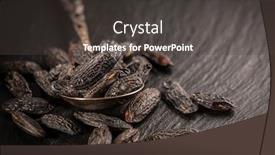  Presentation with fragrant - Audience pleasing slide set consisting of fragrant-tonka-beans-for-baking backdrop and a dark gray colored foreground