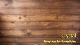  Presentation with texture - Slide deck consisting of frame - brown plank wooden background texture background and a tawny brown colored foreground