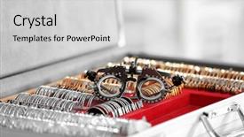  Presentation with trial - PPT theme having frame and box with many different trial lenses background and a light gray colored foreground