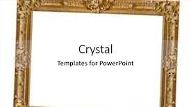  Presentation with picture frame - Presentation theme with frame hanging on a rope background and a white colored foreground