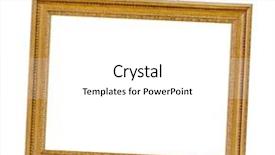  Presentation with mirror in an old frame - Audience pleasing slide set consisting of frame hanging on a rope backdrop and a white colored foreground