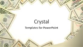  Presentation with frame - Beautiful presentation featuring frame made of money backdrop and a white colored foreground