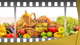  Presentation with frame border - Audience pleasing PPT theme consisting of frame made of photographic film backdrop and a gold colored foreground