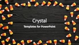  Presentation with halloween candy assorti - Presentation enhanced with frame made of tasty halloween background and a dark gray colored foreground