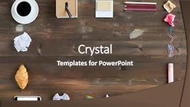  Presentation with frame - Presentation theme having frame made up of business background and a tawny brown colored foreground