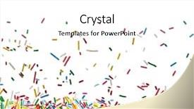  Presentation with frame border - Presentation theme having sprinkles isolated on white background background and a white colored foreground