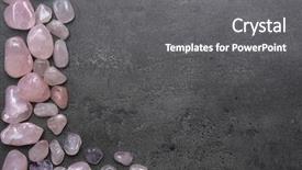  Presentation with frame pink - Slide set consisting of frame of pink quartz background and a gray colored foreground